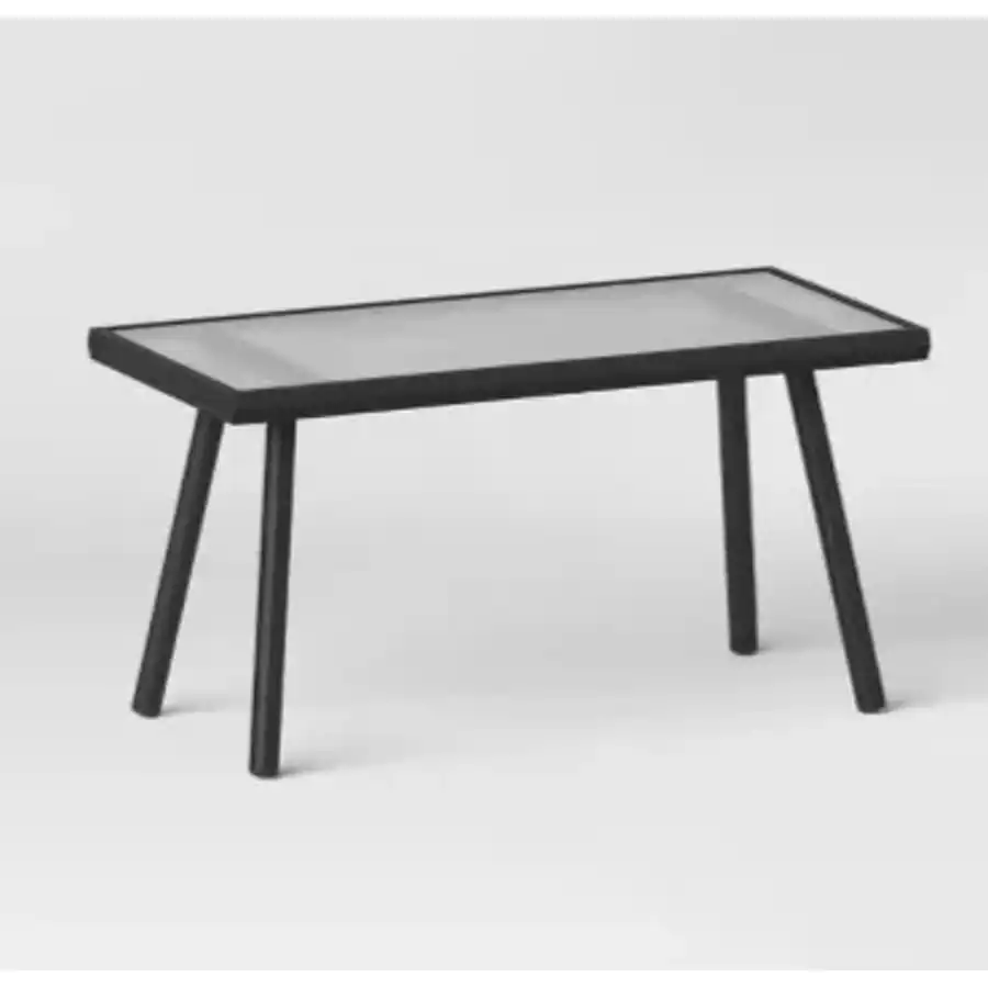 Open Box Room Essentials 32" x 15" Outdoor Patio Table