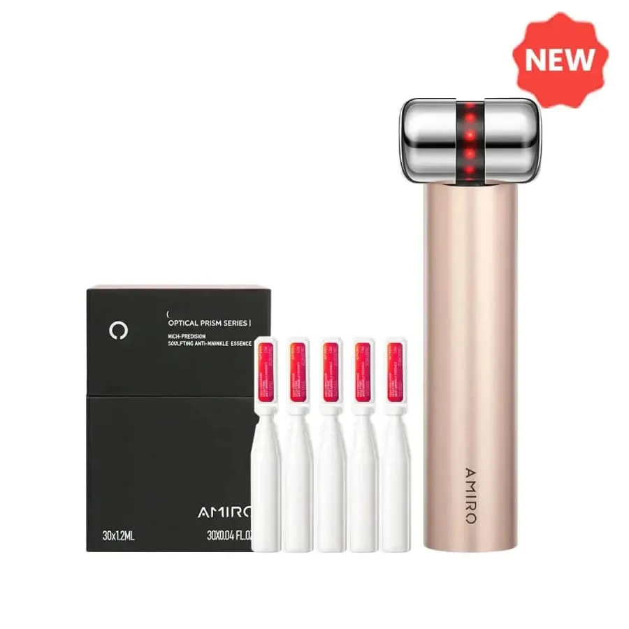 HydraGlow Booster Red Light & Microcurrent + PDRN Serum Kit