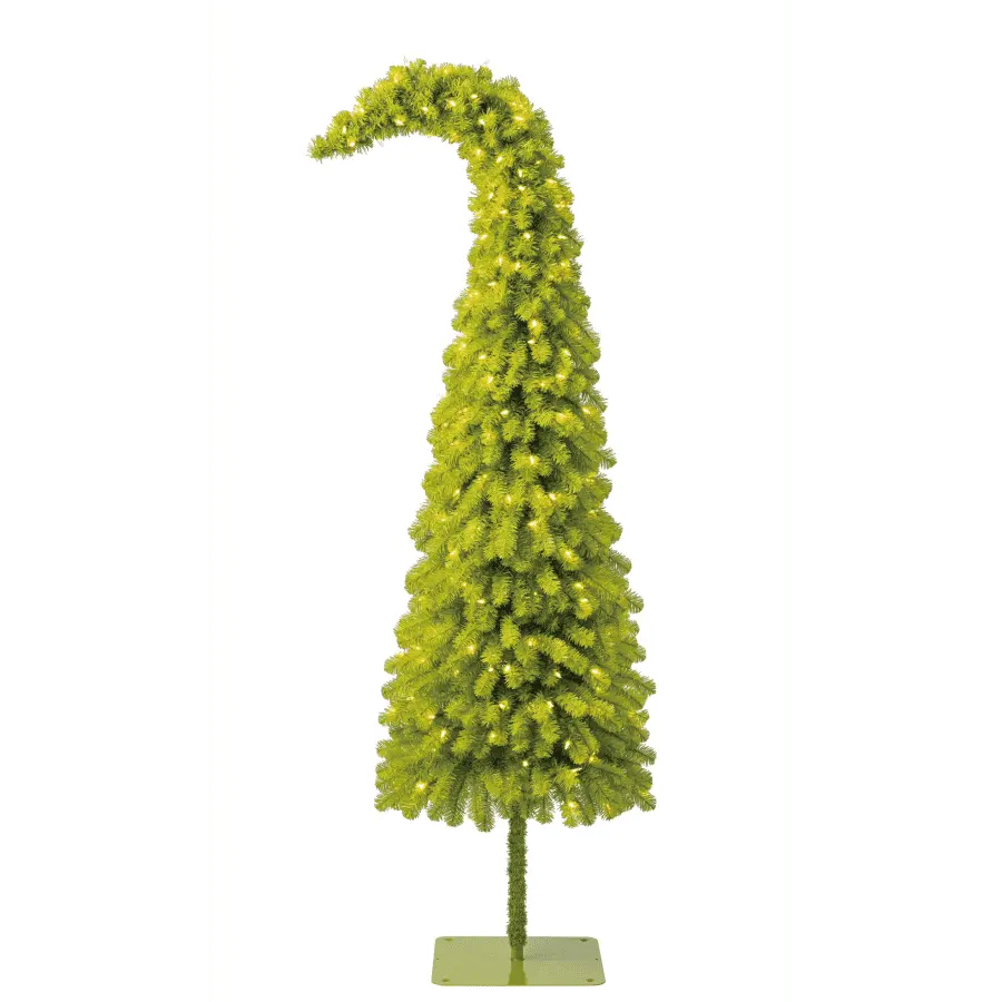 Holiday Time 6ft Pre-Lit Lawndale Spruce Green Artificial Christmas Tree