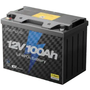 EcoFlow 12V 100Ah LiFePO4 Solar Battery