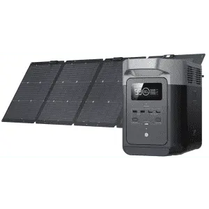 Certified Refurb EcoFlow DELTA 2 Max 1024Wh Solar Generator w/ 220W Solar Panel