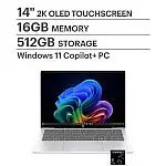 HP OmniBook 5 14" 2K Copilot+ OLED Touch Laptop (Snapdragon X Plus X1P-42-100 16GB 512GB)