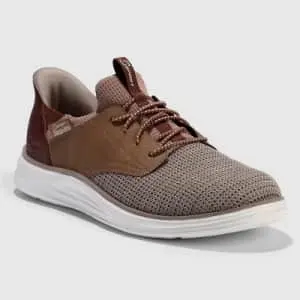 S Sport by Skechers Men's Mesh Leather Slip-On Sneakers