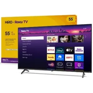 Hiro 55" 4K HDR Smart Roku TV