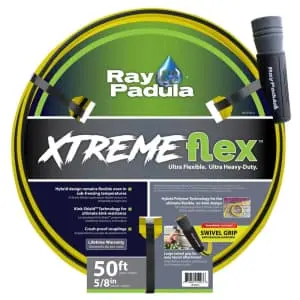 Ray Padula XtremeFlex Ultra Flexible 50-Ft. Heavy Duty Hybrid Garden Hose
