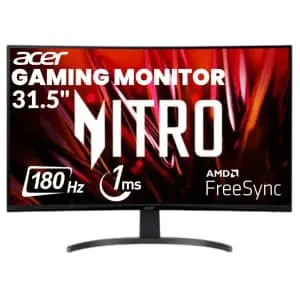 Certified Refurb Acer Nitro Gaming 31.5" 1440p Curved 180Hz FreeSync Monitor