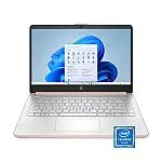 HP 14" HD Laptop (N4500 4GB 64GB Pale Rose Gold)