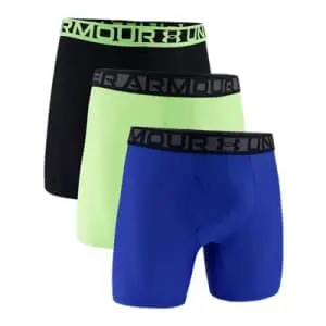 Under Armour Men's UA Essential Tech Mesh 6" Boxerjock 3-Pack