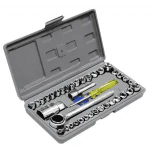 Performance Tool SAE/Metric 40-Piece Socket Set