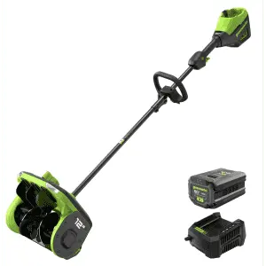 Greenworks 80V 12" Cordless Battery LED Snow Shovel w/ 4.0Ah Battery & 6A Charger