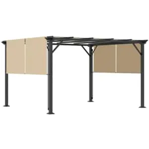 Outsunny 12 x 10-Foot Retractable Pergola
