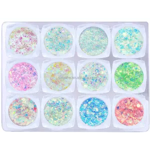 2-oz. Noctilucent Chunky Craft Glitter 12-Pack