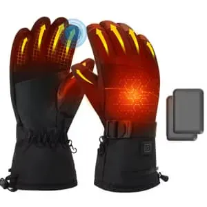 Heated Touchscreen-Compatible Gloves w/ Battery