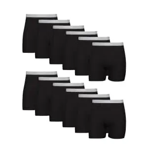 Hanes Men's Comfort Flex Waist Boxer Briefs 12-Pack