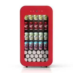 TCL 94-Can Freestanding Indoor Beverage Refrigerator with Glass Door