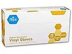 MED PRIDE Medical Vinyl Examination Gloves (Large, 100-Count)
