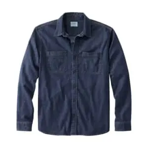 L.L.Bean Men's BeanFlex Denim Shirt (XL only)