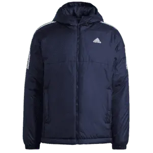 adidas Men's 3-Stripes Insulated Hooded Jacket (Size S)