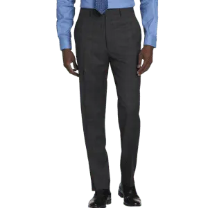 Michael Strahan Classic Fit Wool Blend Plaid Suit Pants