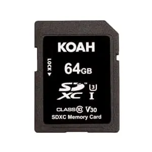 Koah 64GB SDHC Class-10 Memory Card