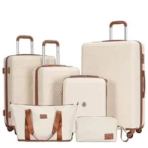 Travelhouse 6-Piece Hardshell Luggage Set