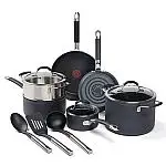 12-Piece T-Fal Stone Force Platinum Non Stick Cookware Set