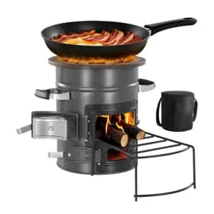 Vevor Camping Rocket Stove w/ Double Door