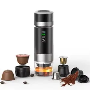 20-Bar Portable Espresso Maker With Detachable Battery