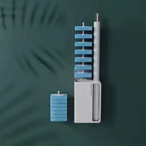 Disposable Toilet Brush Holder Set