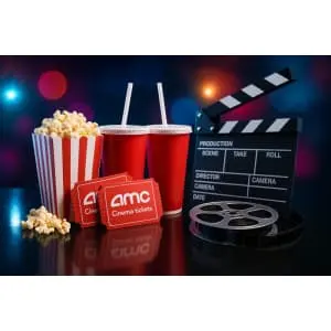 AMC Tickets for 2 w/ Drinks and Popcorn