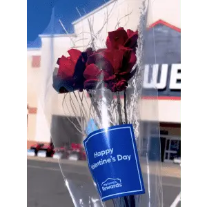 Wooden Rose Bouquet at Lowe's