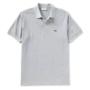 Lacoste Men's Short Sleeve Cotton Logo Casual Polo Shirt