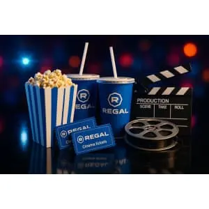 Regal Movie Tickets for 2 w/ Snacks