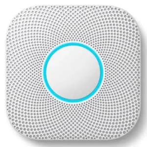 Open-box Google Nest Protect Smoke Alarm and Carbon Monoxide Detector