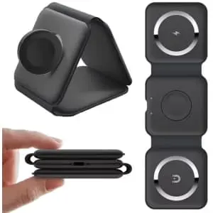 15W 3-in-1 Portable Wireless Charger