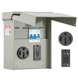 Vevor 20A + 50A Temporary Power Outlet Panel