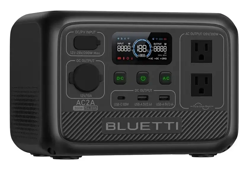 Certified Refurb Bluetti AC2A 204Wh LiFePO4 Portable Power Station