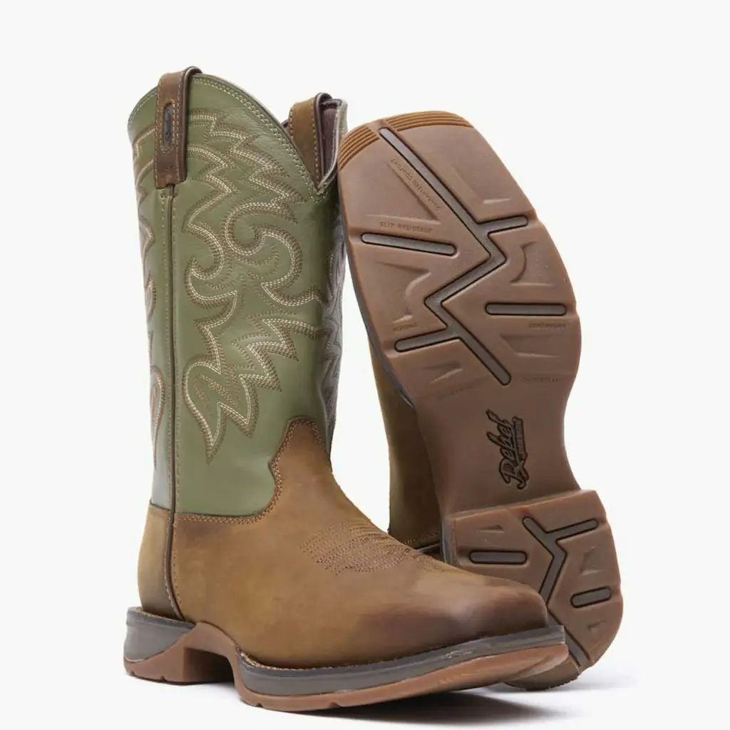Rebel by Durango Men's Coffee & Cactus Western Boots