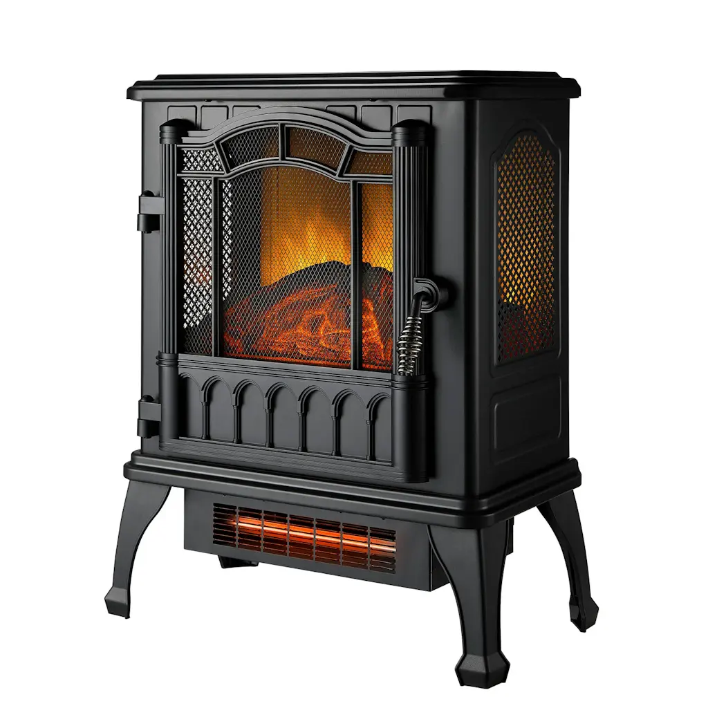 Open-Box Mainstays 2-Setting 3D Electric Stove Heater