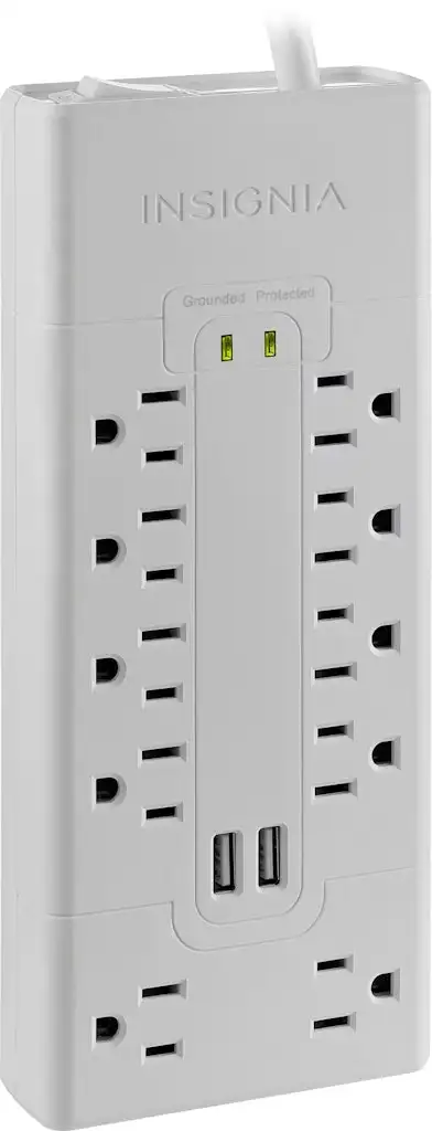 Insignia 10-Outlet 2-USB Surge Protector