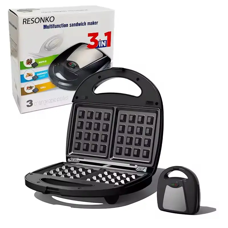 3-in-1 Waffle Maker & Panini Press