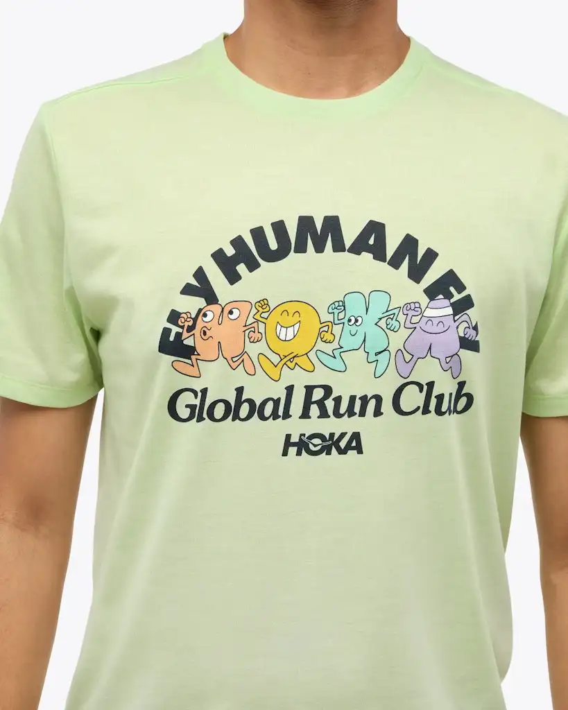 Hoka Men's Fly Humanely Global Run Club GlideTech T-Shirt