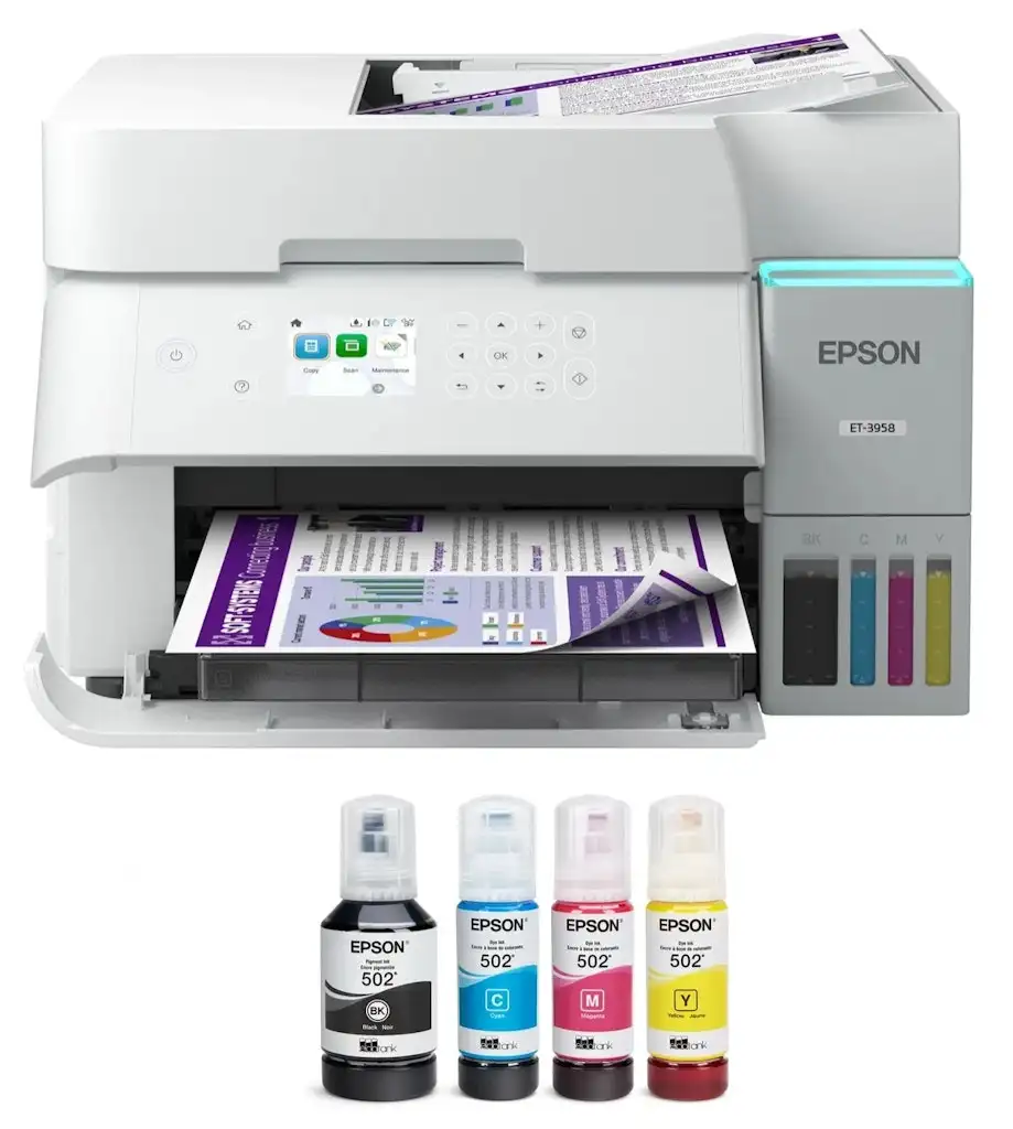Certified Refurb Epson EcoTank ET-3958 Wireless Printer