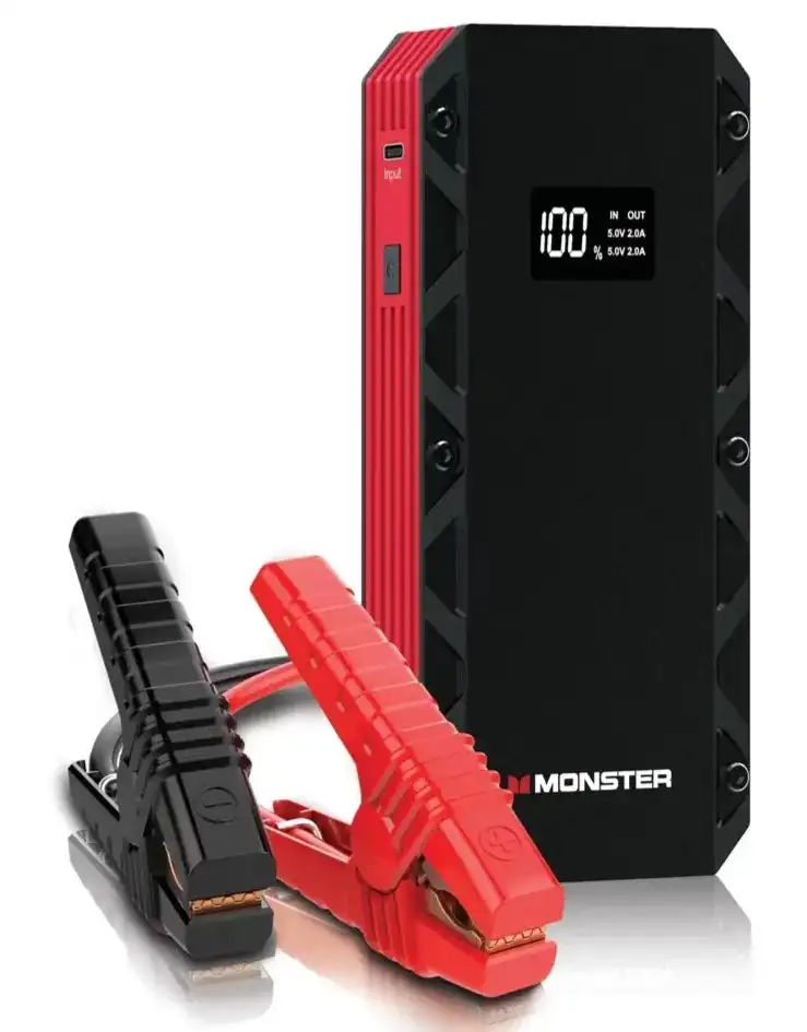 Open-box Monster 8,000mAh Jump Starter / Power Bank