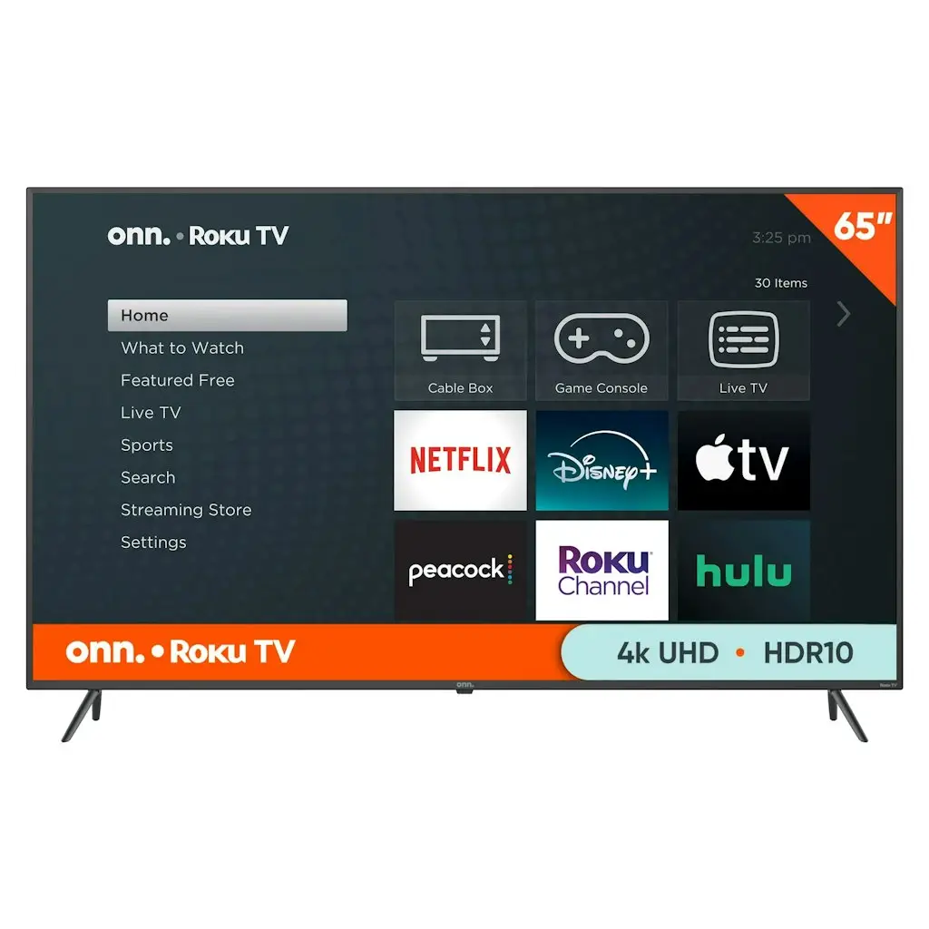 Open-box Onn 65" 4K HDR UHD Smart TV