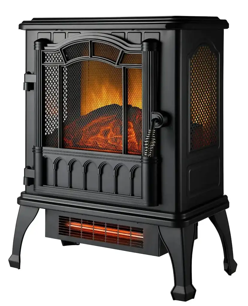 Open-box Mainstays 2-Setting 3D Electric Stove Heater