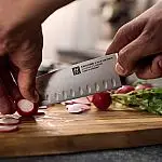ZWILLING Four Star 7" Hollow Edge Santoku