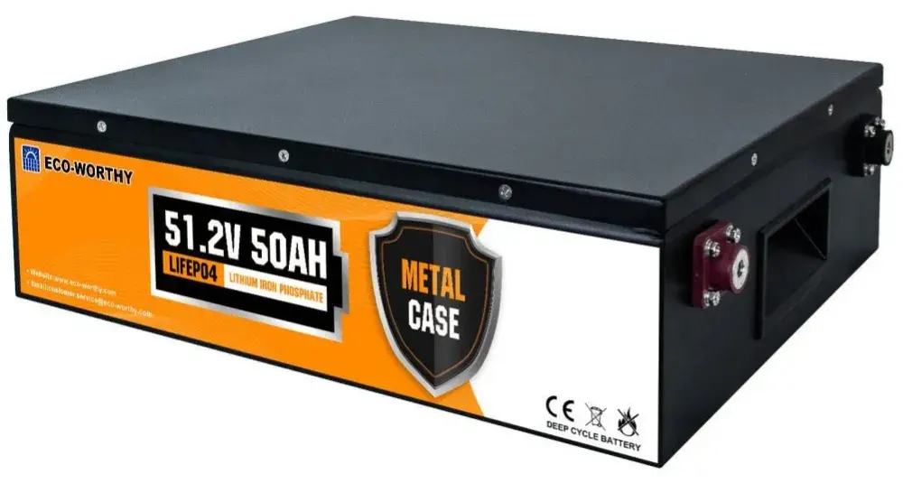 Certified Refurb Eco-Worthy 48V 50Ah LiFePO4 Battery