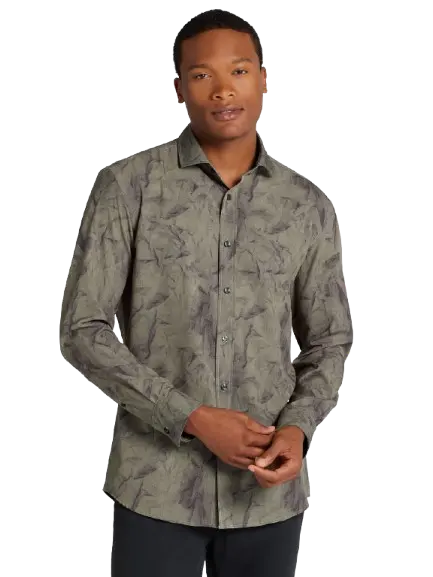 Awearness Kenneth Cole Men's Chillflex Slim Fit 4-Way Stretch Shirt