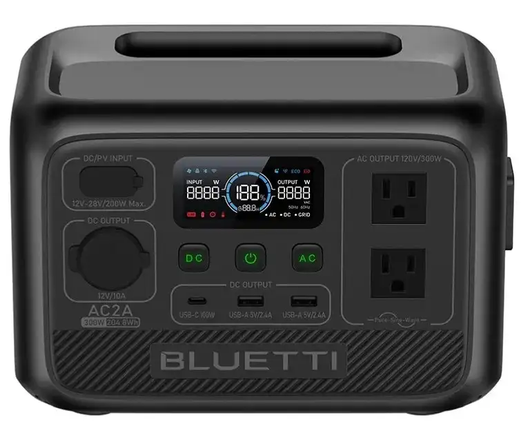 Refurb Bluetti AC2A 204Wh LiFePO4 Portable Power Station